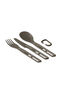 Sea to Summit Frontier Ultralight Cutlery Set — 3 Piece, Anodised Grey, hi-res