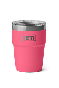 YETI® Rambler® Stackable Cup — 16 oz, Tropical Pink, hi-res