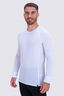 Macpac Men's Geothermal Long Sleeve Top, White, hi-res