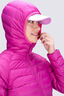 Macpac Women's Uber Light Hooded Down Jacket, Festival Fuchsia, hi-res