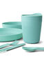 Sea to Summit Passage Dinnerware Set — 7 Piece, Aqua Sea, hi-res