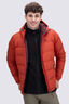 Macpac Men's Halo Hooded Down Jacket ♺, Fire Whirl, hi-res