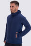 Macpac Men's Mountain Hooded Fleece Jacket, Naval Academy, hi-res