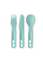 Sea to Summit Passage Cutlery Set — 3 Piece, Aqua Sea, hi-res