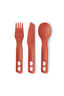 Sea to Summit Passage Cutlery Set — 3 Piece, Spicy Orange, hi-res