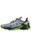 Salomon Men's Supercross Running Shoes, Flint Stone/Black/Green Gecko, hi-res