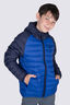 Macpac Kids' Uber Light Hooded Down Jacket, Baritone Blue/Sodalite Blue, hi-res