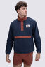 Macpac Men's Heritage Snap Fleece Pullover, Navy Iris, hi-res