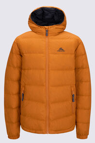 Macpac Kids' Halo Hooded Down Jacket, Marmalade, hi-res