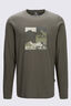 Macpac Men's Fairtrade Organic Cotton Long Sleeve T-Shirt, Grape Leaf, hi-res