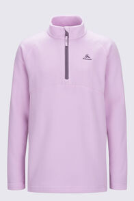 Macpac Kids' Tui Fleece Pullover, Pink Lavender, hi-res