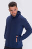 Macpac Men's Mountain Hooded Fleece Jacket, Naval Academy, hi-res