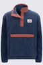 Macpac Men's Heritage Snap Fleece Pullover, Navy Iris, hi-res