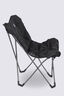 Macpac Half Moon Chair Quad Fold V3, Black/Black, hi-res