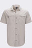 Macpac Men's Westport Short Sleeve Shirt, Abbey Stone, hi-res