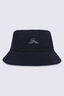 Macpac Winger Reversible Bucket Hat, Black/Black, hi-res