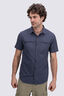 Macpac Men's Westport Short Sleeve Shirt, Odyssey, hi-res