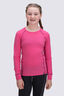Macpac Kids' Geothermal Long Sleeve Top, Hot Pink, hi-res