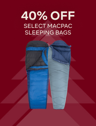 40% OFF SELECT SLEEPING BAGS