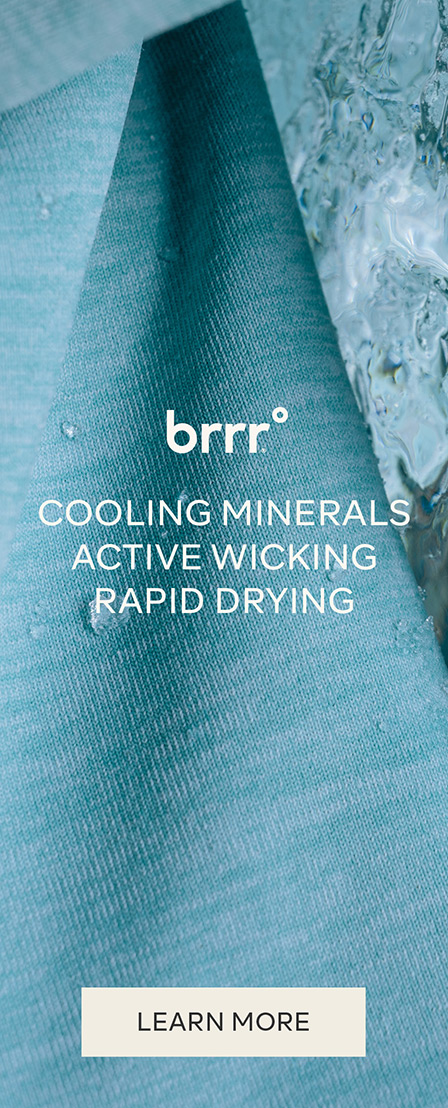 Brrr° - COOLING MINERALS, ACTIVE WICKING, RAPID DRYING