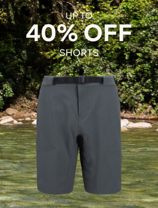 UP TO 40% OFF SHORTS