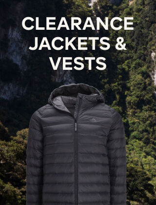 CLEARANCE JACKETS AND VESTS