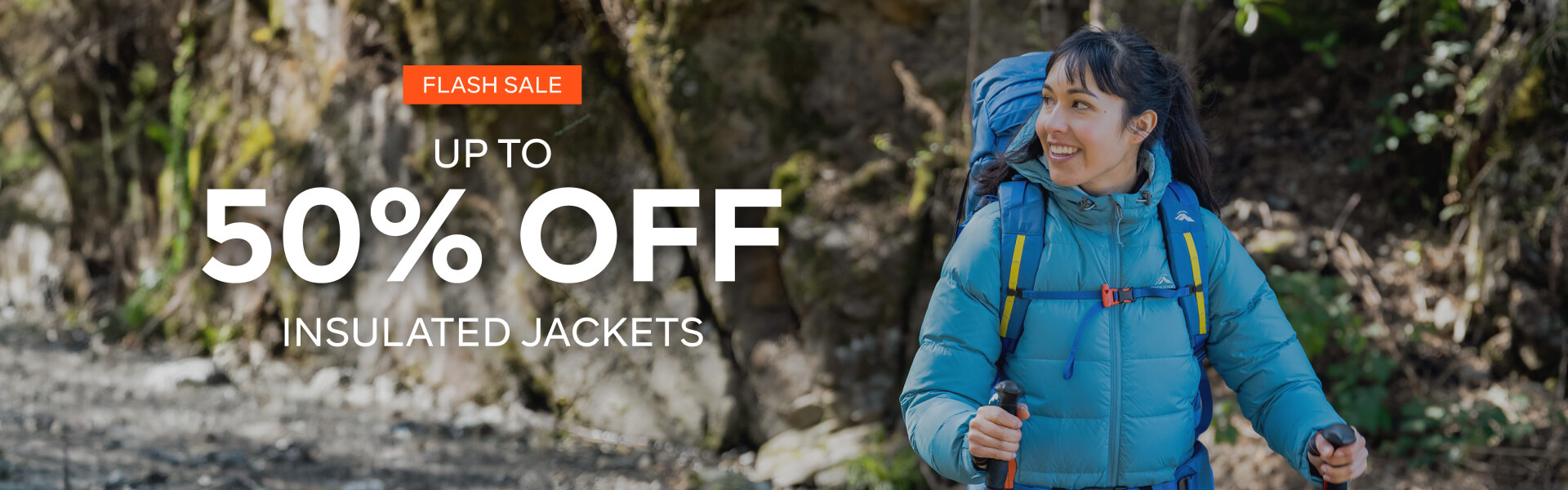 FLASH SALE UP TO 50% OFF INSULATED JACKETS, COATS & VESTS