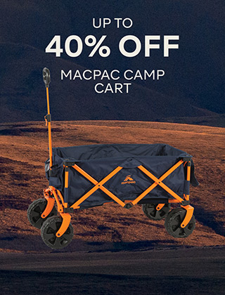 UP TO 40% OFF MACPAC CAMP CART