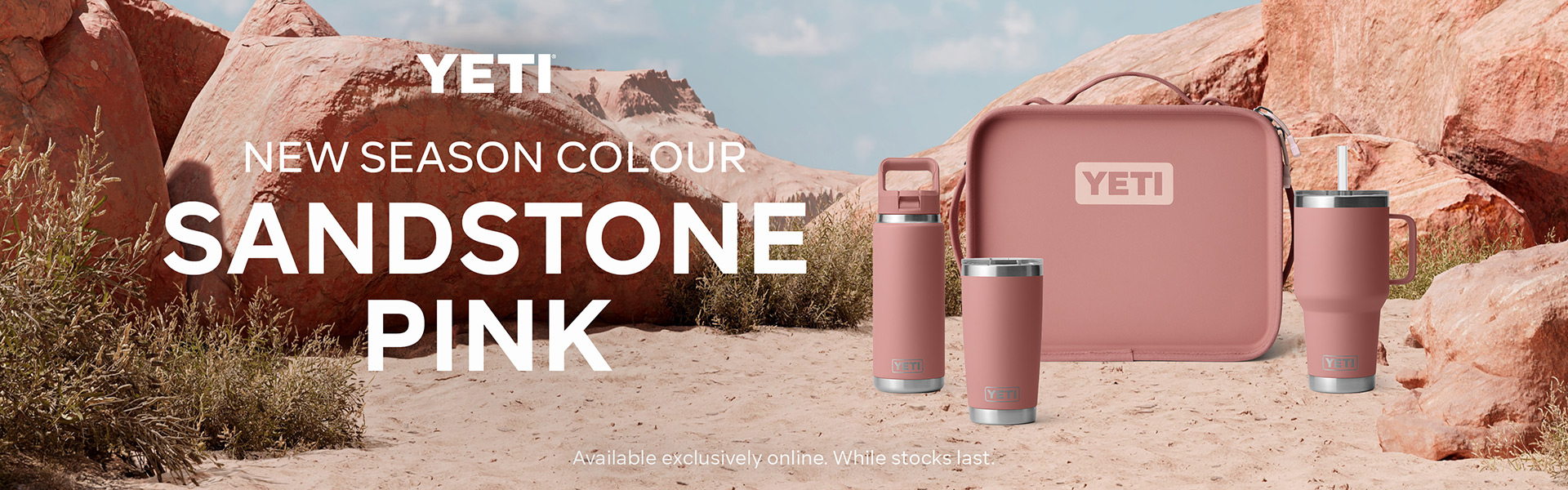 YETI NEW SEASON COLOUR - SANDSTONE PINK