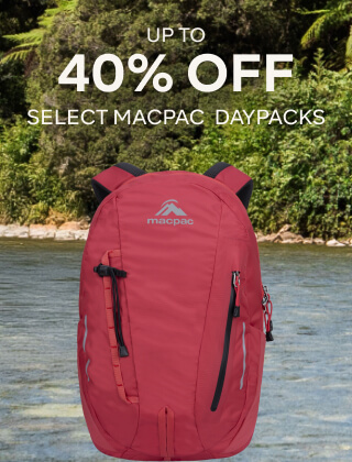 UP TO 40% OFF SELECT MACPAC DAYPACKS