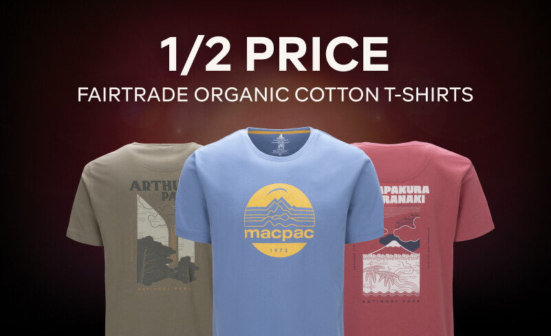 1/2 Price FAIRTRADE ORGANIC COTTON T-SHIRTS