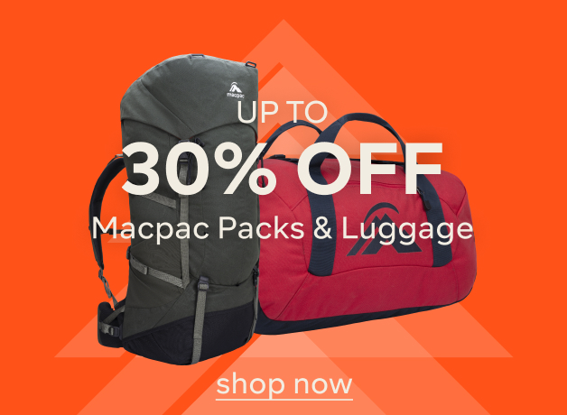 Up to 30% off Macpac Packs and Luggage - SHOP NOW