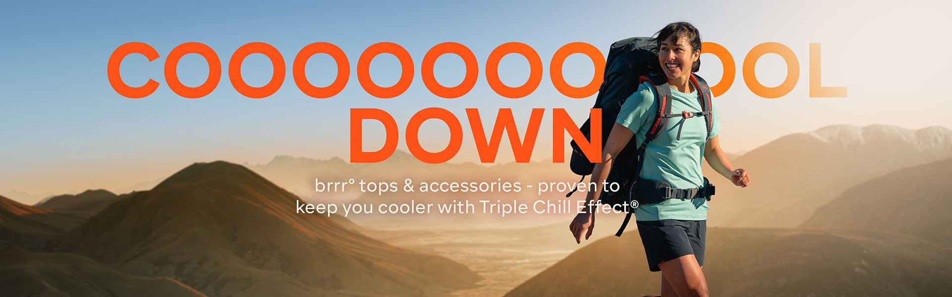 COOOOOOOOOOL DOWN - Brrr tops & accessories - proven to keep you cooler with Triple Chill Effect