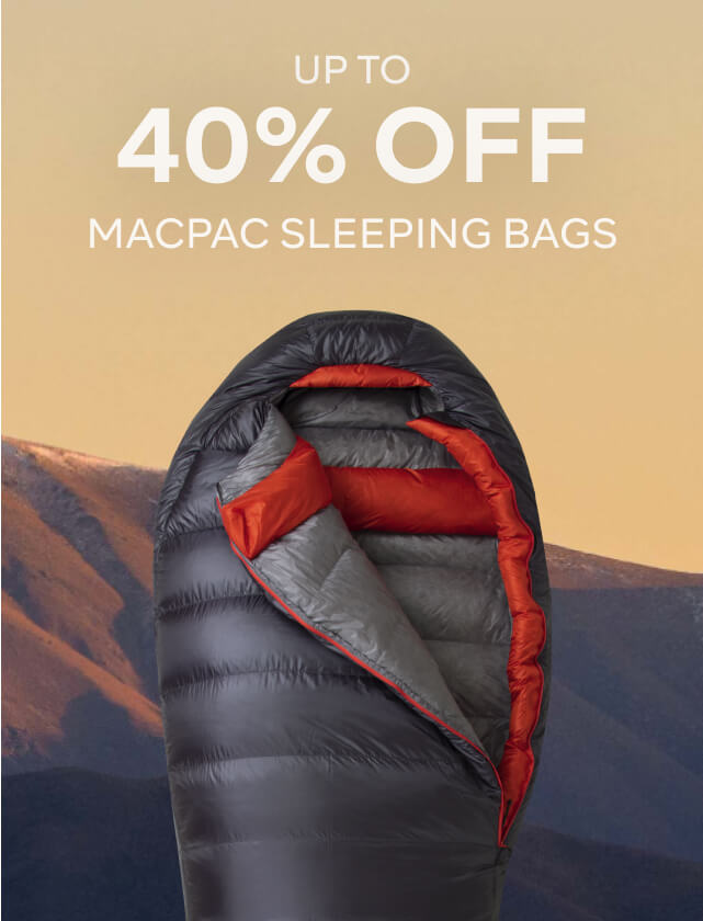 Up to 40% off Macpac Sleeping bags