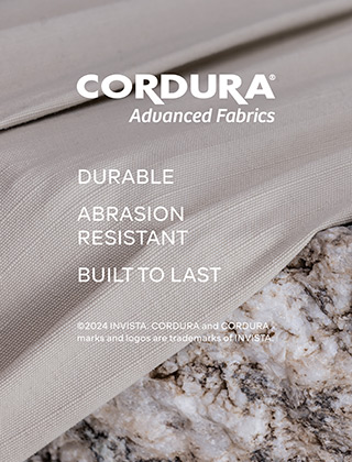 CORDURA - DURABLE, ABRASION RESISTANT, BUILT TO LAST