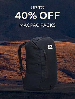 UP TO 40% OFF MACPAC PACKS