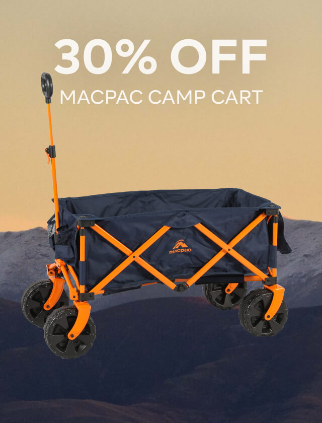 30% OFF MACPAC CAMP CART