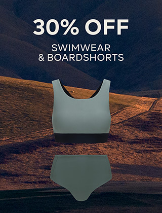 30% OFF SWIMWEAR AND BOARDSHORTS