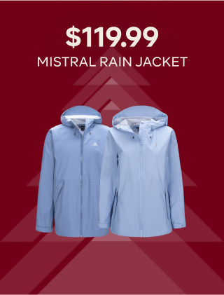 $119.99 MISTRAL RAIN JACKET