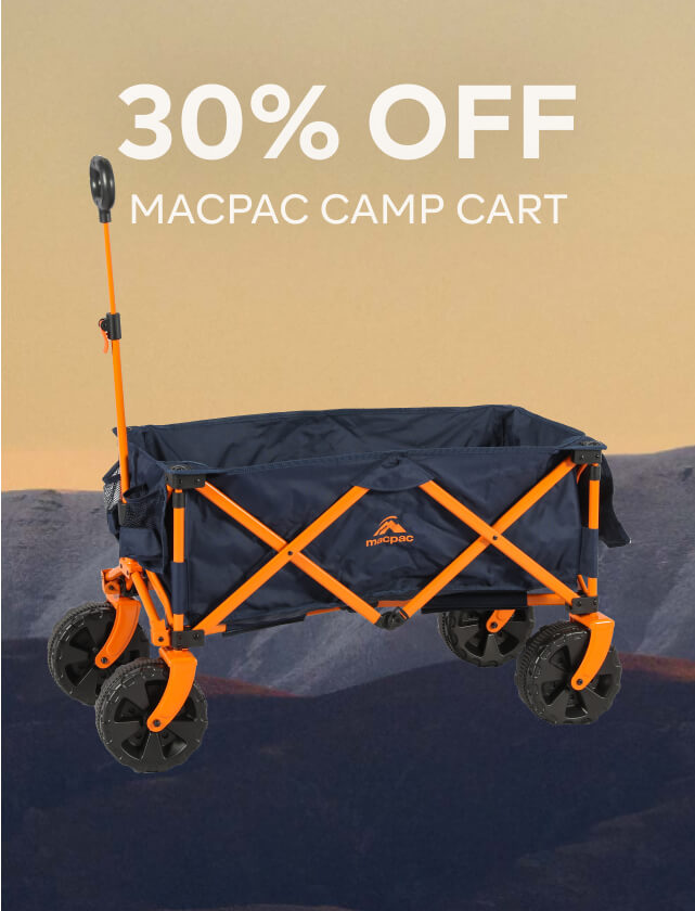 30% OFF MACPAC CAMP CART