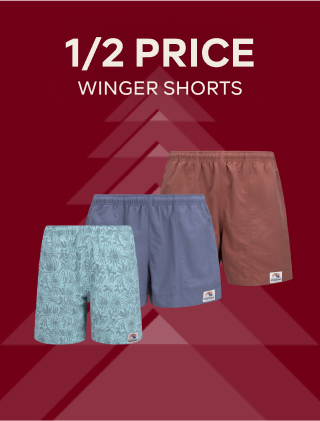 1/2 PRICE WINGER SHORTS