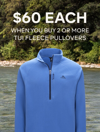 $60 EACH WHEN YOU BUY 2 OR MORE TUI FLEECE PULLOVERS