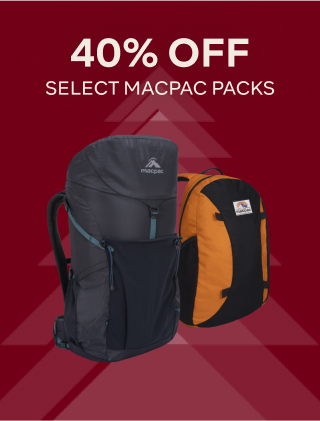 40% OFF SELECT MACPAC PACKS