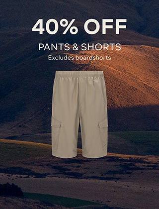 40% OFF PANTS AND SHORTS