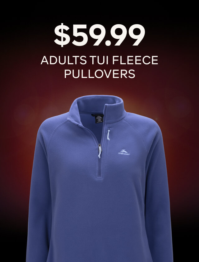 $59.99 ADULTS TUI FLEECE PULLOVERS