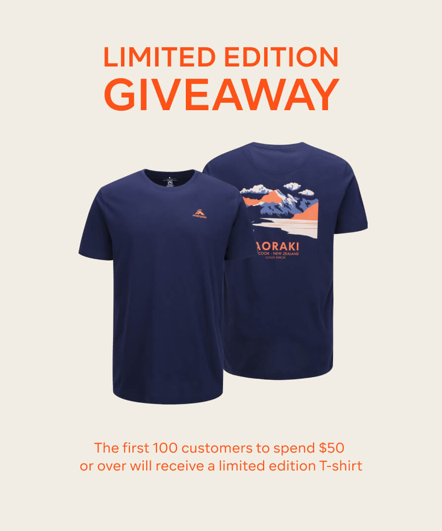 The first 100 customers to spend $50 
or over will receive a limited edition T-shirt.