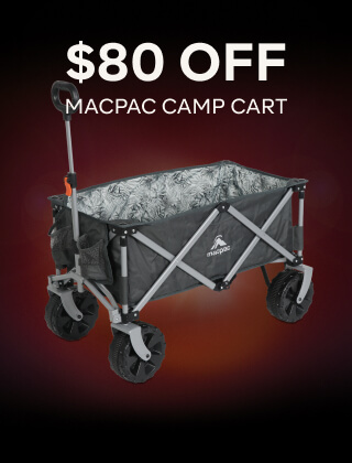 $80 OFF MACPAC CAMP CART