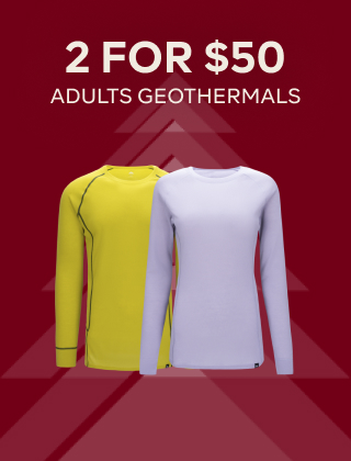 2 FOR $50 ADULTS GEOTHERMALS