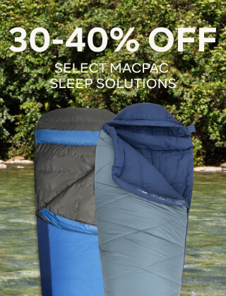 30-40% OFF SELECT MACPAC SLEEP SOLUTIONS