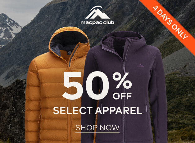 MEMBERS DEAL 50% OFF SELECT APPAREL- SHOP NOW